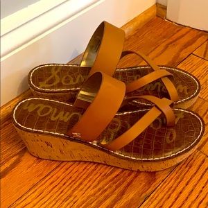 Sam Edelman cork wedges in 7.5
